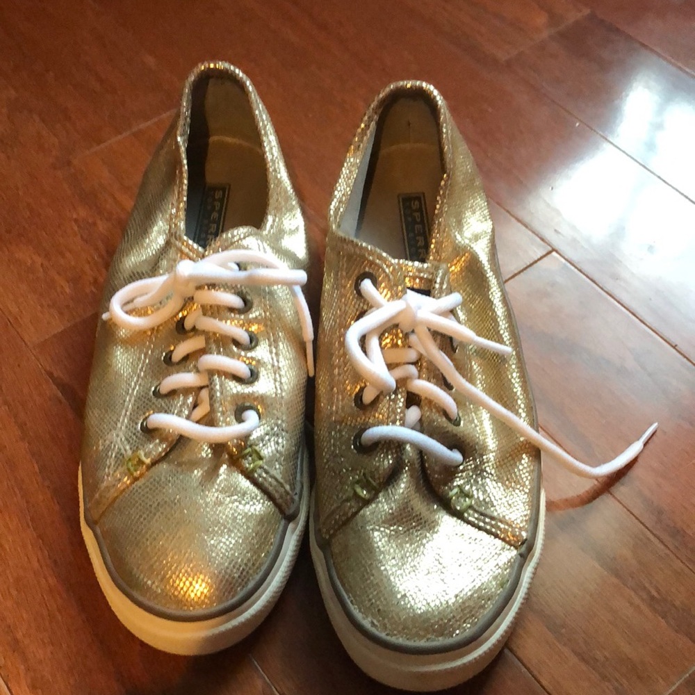 Sperry Pier Vier Sneaker Gold